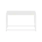 Furinno Camnus Modern Living Coffee Table, Solid White/White - Image 4