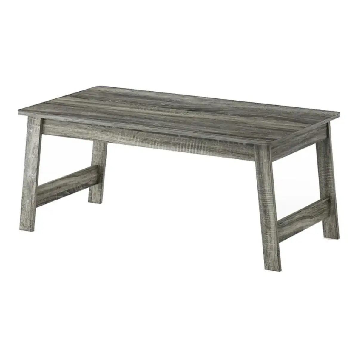 Furinno Beginning Coffee Table, French Oak Grey , 19.45D x 35.59W x 15.63H in - Image 1
