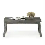 Furinno Beginning Coffee Table, French Oak Grey , 19.45D x 35.59W x 15.63H in - Image 5