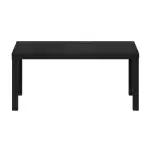 Furinno Classic Simple Coffee Table for Living Room, 38.98 (W) x 17.52 (H) x 18.9 (D) Inches, Black - Image 6