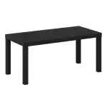 Furinno Classic Simple Coffee Table for Living Room, 38.98 (W) x 17.52 (H) x 18.9 (D) Inches, Black - Image 4
