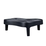 KEVINSPACE Cloud Coffee Table for Living Room Modern Coffee Table Coffee Table Mid-Century Irregular Indoor Tea Table with 4 Legs NO Need Assembly Accent Furniture Minimalist D cor 47.24" Black - Image 9