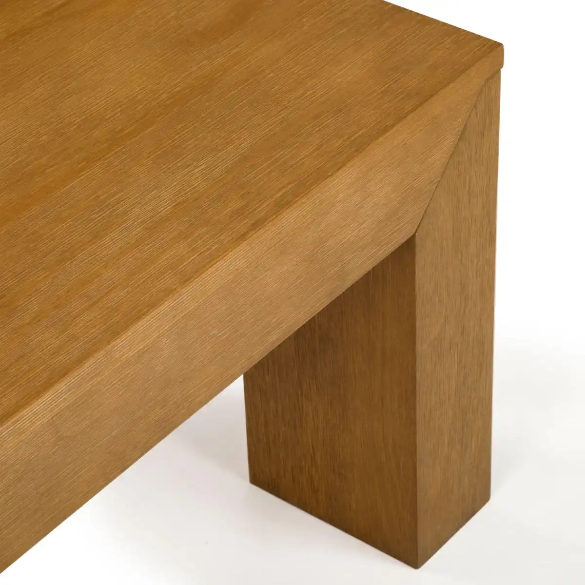 Plank+Beam Modern Rectangular Coffee Table, 40", Rectangle Coffee Table for Living Room, Mini Center Tables for Small Spaces, Small Living Space Tea Table, Pecan Wirebrush - Image 4